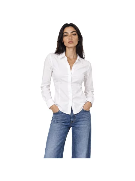 Bluză Armani Exchange alb