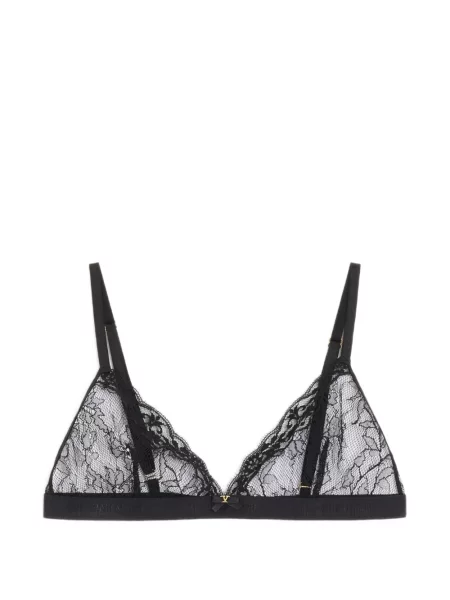 Sutien Valentino Garavani din dantelă negru