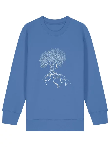 Life-Tree Sweater majica Kids Unisex Hanging On' plava