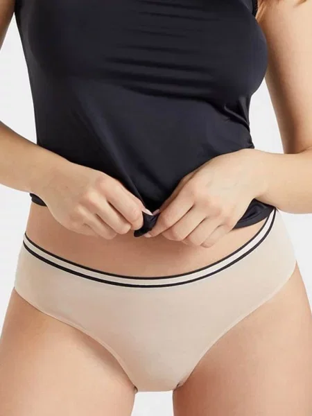 Женские трусики слип JULIMEXDUO бежеві