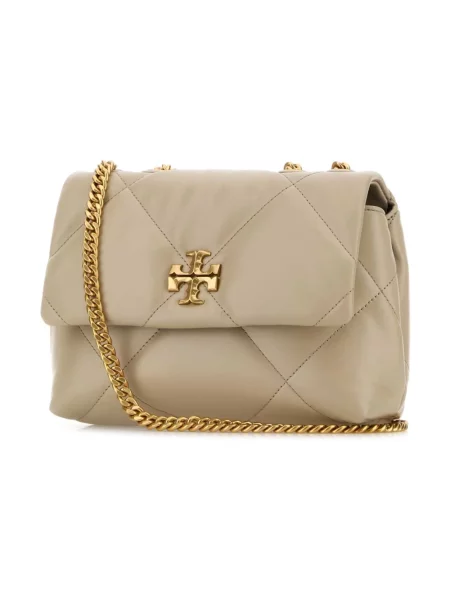 Torebka Tory Burch skórzana szara