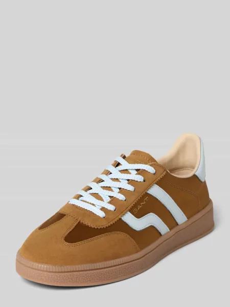 Sneakersy z Mieszanka skóry Model Cuzima' Gant brązowe