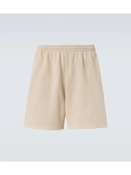 Kraťasy Balenciaga s oděrkami béžové