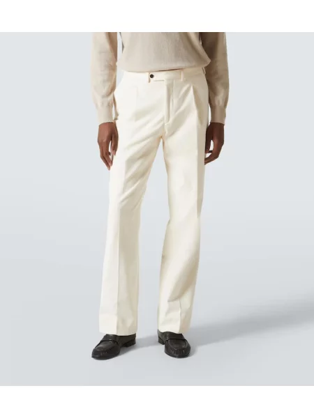 Pantaloni Saman Amel alb