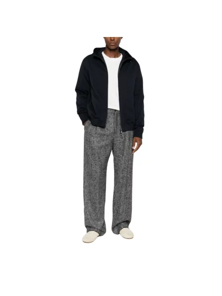 Spodnie Emporio Armani szare