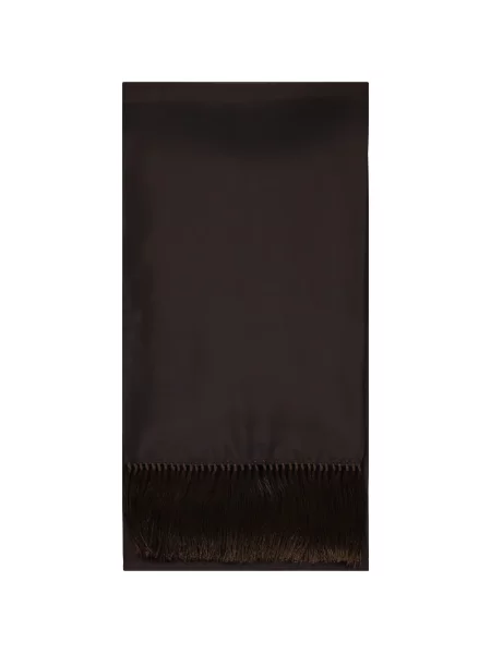 Fular Zegna cu franjuri maro