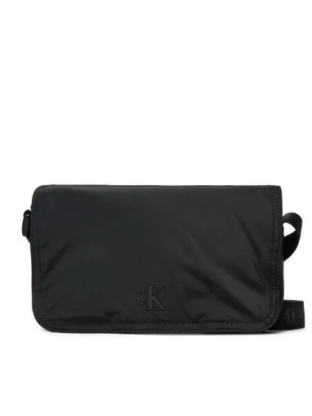 Calvin Klein Jeans Geantă crossover Over Webbing negru