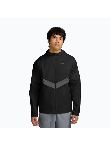 Geacă de alergare pentru bărbați Nike Miler Therma-Fit Repel Winterized black/black negru