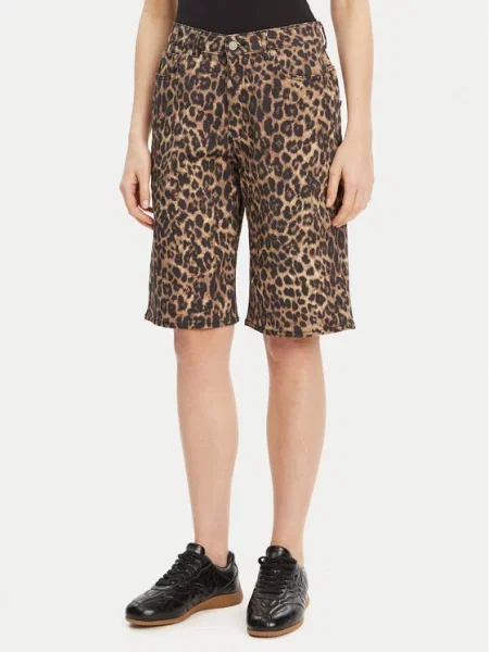 JJXX Bermudy Sarah Baggy Fit brązowy