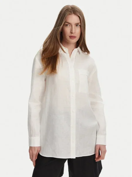 Max Mara Leisure Cămașă Noel alb