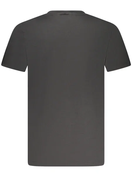 Тениска Calvin Klein Jeans с изчистен дизайн черно