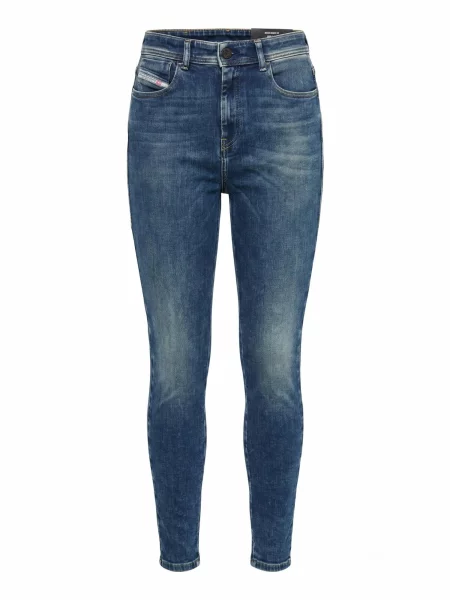 DIESEL Jeans Slandy-High porumbel albastru