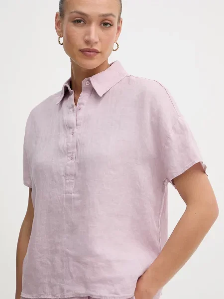 United Colors of Benetton блузка лляна