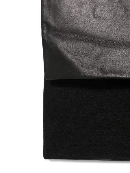 Fular Toteme din piele negru