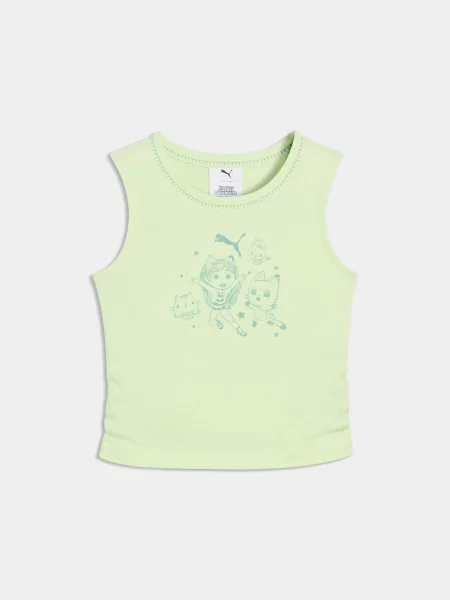 Дитяча Спортивна майка PUMA x Gdh Tank Top комбінований верх зелений