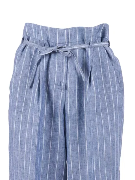 Pantaloni Peserico cu dungi albastru