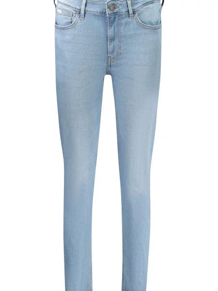 Skinny jeansy skinny Guess Jeans niebieskie