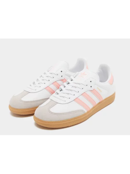 Adidas Originals bőr sportcipő SAMBA OG rózsaszín fehér