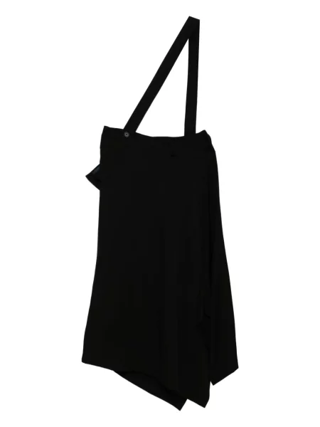 Decora fustă Yohji Yamamoto drapată plic negru