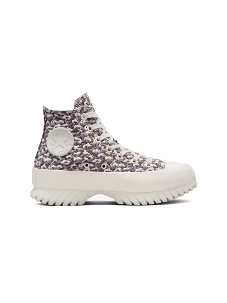 Converse Chuck Taylor All Star Lugged Jacquard Kobiety Buty sportowe Converse Size: 4 fioletowy