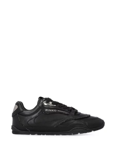 Sneakerși Pinko cu imagine negru