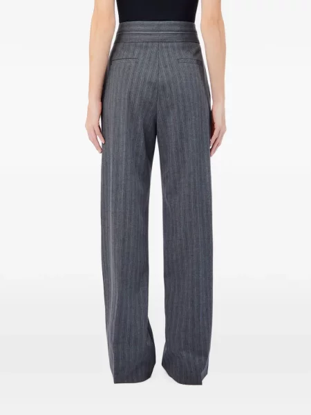 Pantaloni Liu Jo de lână gri