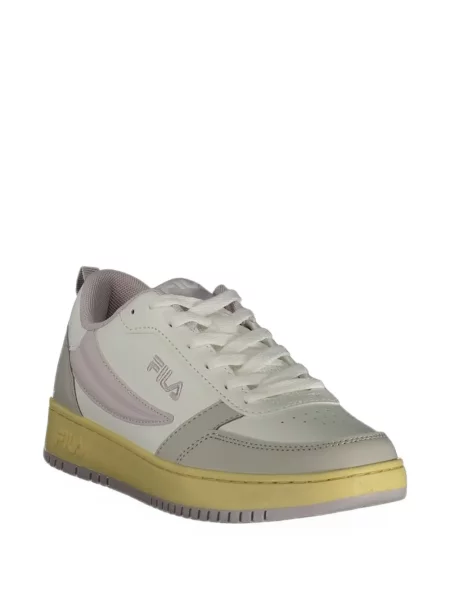 Sneakerși Fila cu broderie alb