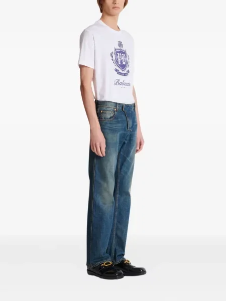 Blugi drepți Balmain albastru