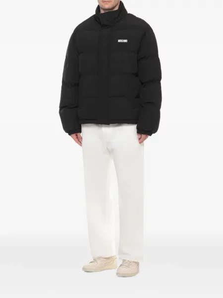 Geacă Moschino cu imagine negru