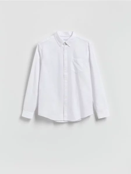 Reserved Cămașă slim fit din alb