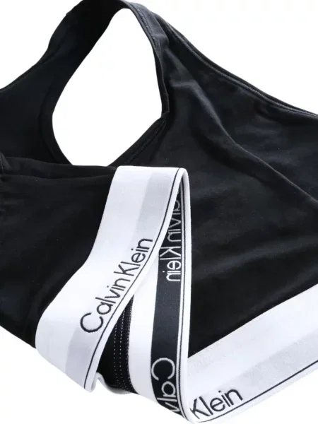 Sutien Calvin Klein cu autograf negru