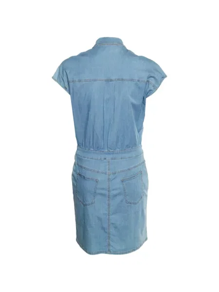 Rochie din denim Love Moschino albastru