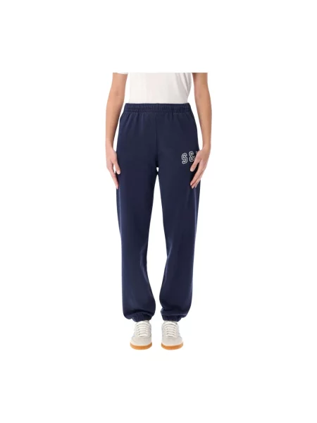 Spodnie dresowe Sporty And Rich z autografem niebieskie