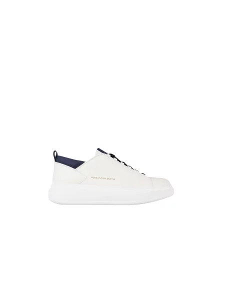 Sneakersy Alexander Smith skórzane białe