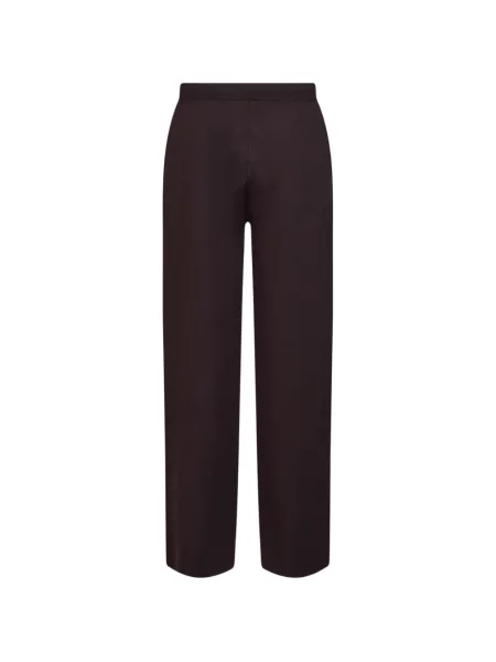 Pantaloni Hevo tricotate cu cordon maro