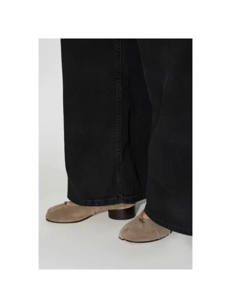 Czółenka Maison Margiela zamszowa beżowa