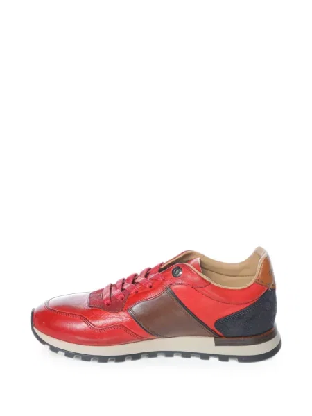 Sneakerși La Martina din piele roșu