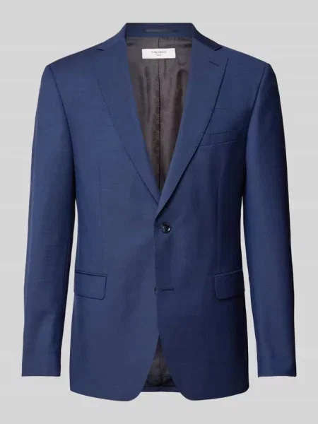 Marynarka z z patką model ‘Simson’ Carl Gross niebieska