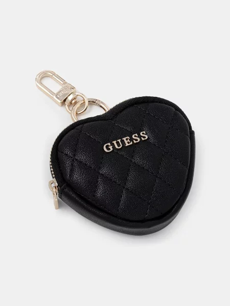 Obesek za ključe Guess črna