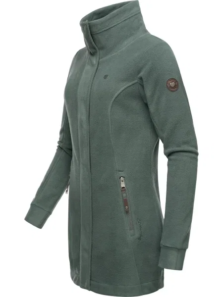 Ragwear Jachetă fleece Letrice maro / pastel verde