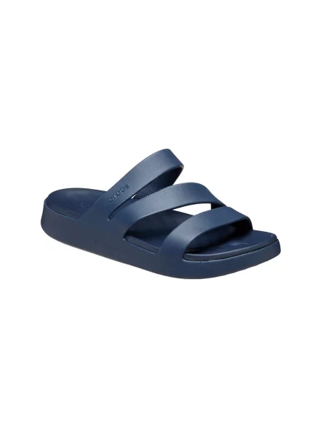 Pantofi Crocs cu bretele albastru