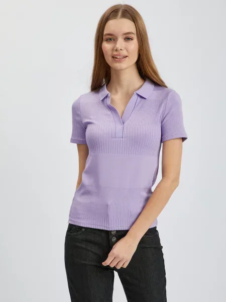 Tricou polo Orsay violet