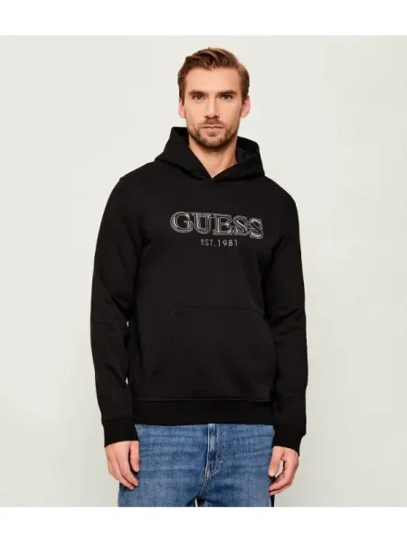 GUESS Hanorac negru