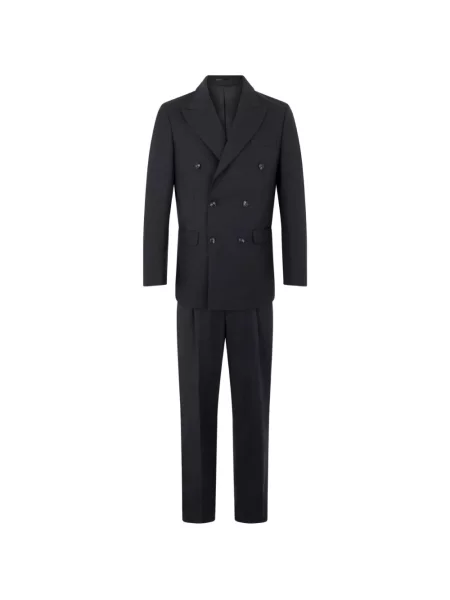 Costum Roberto Cavalli cu două rânduri de nasturi negru