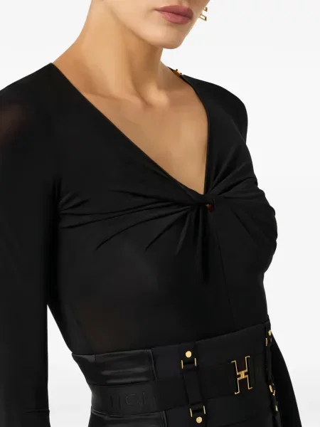 Body Elisabetta Franchi drapat negru