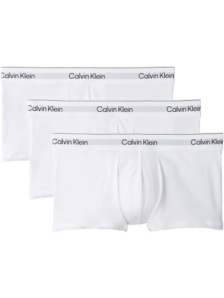 Gaćice Calvin Klein Jeans niski struk bijela