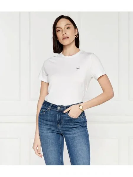 Gant Tricou REG SHIELD alb