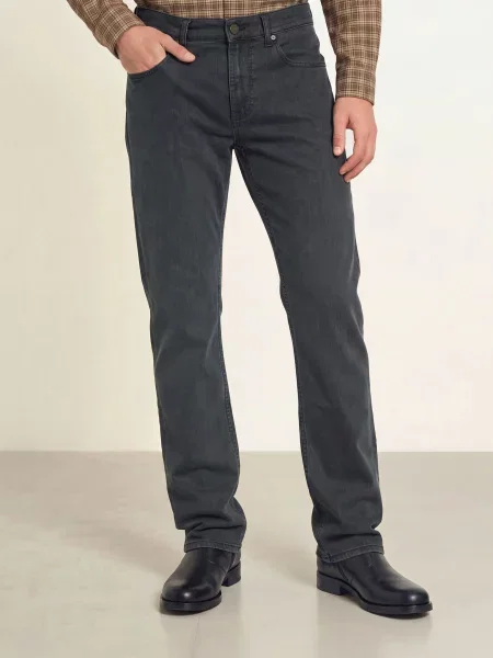 7 For All Mankind Džíny The Straight Slim Fit blue modré