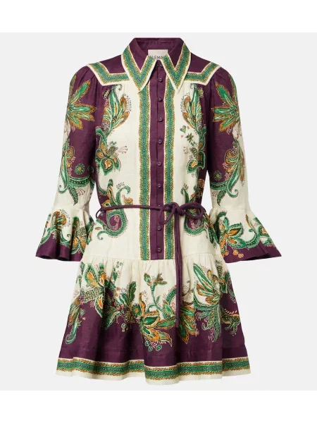 Rochie Alemais de in cu imagine violet
