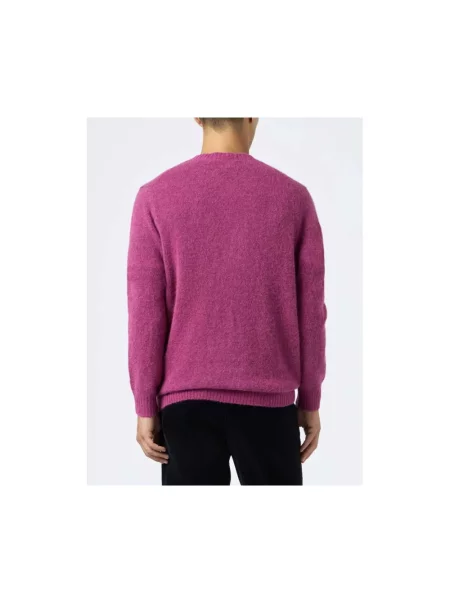 Sweter Mc2 Saint Barth ze stretchu fioletowy